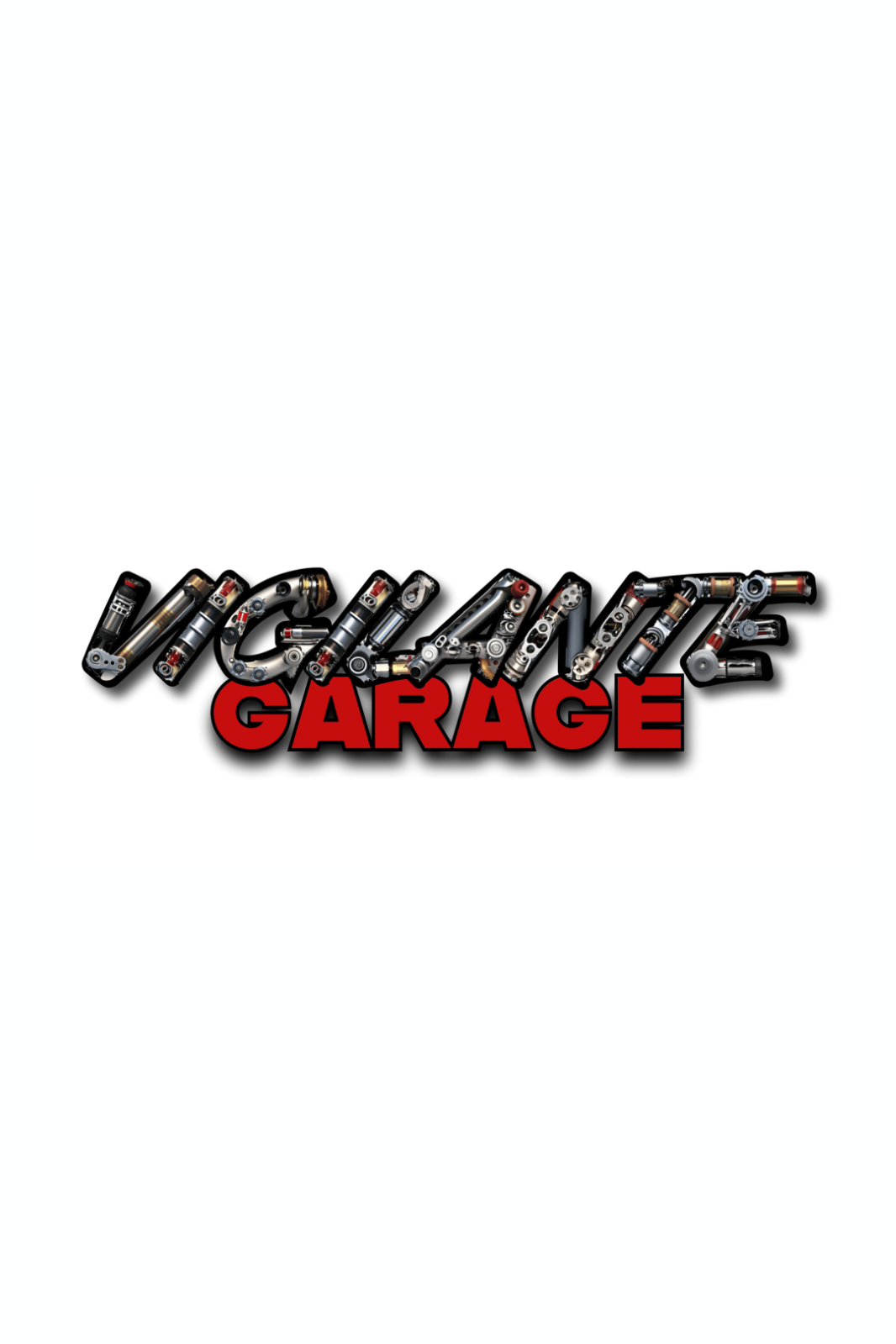 Vigilante Garage Logo & Custom Build Sticker Pack