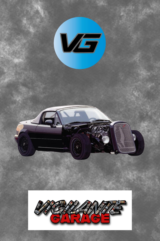Vigilante Garage Logo & Custom Build Sticker Pack